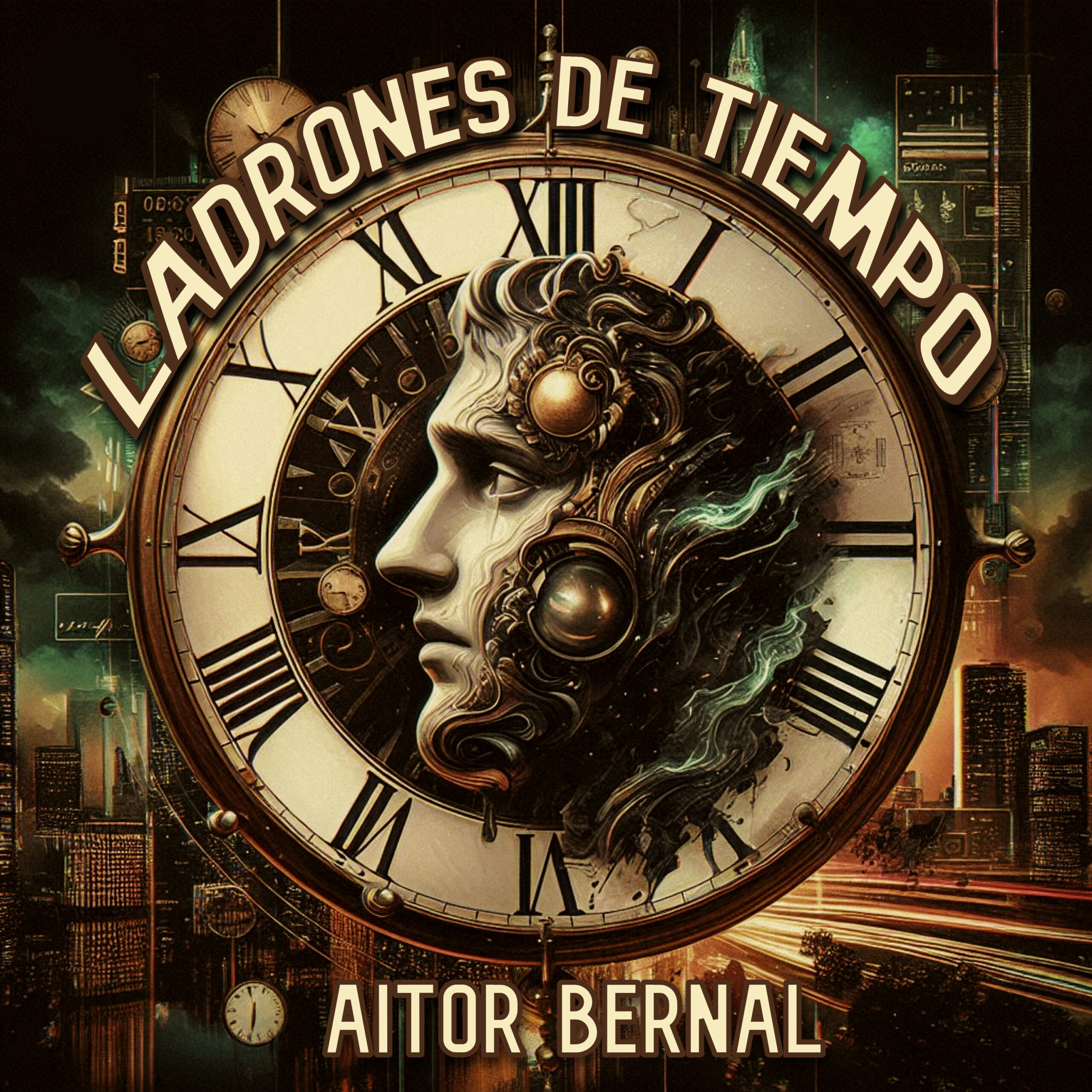 Portada Ladrones de Tiempo por MC Orbin